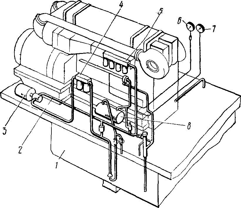 Схема топливной системы тепловозов 21310 Л